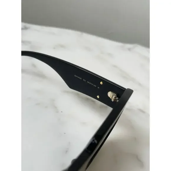 NEW Gucci GG1422S Black Thick Rim Marmont Cat Eye Sunglasses